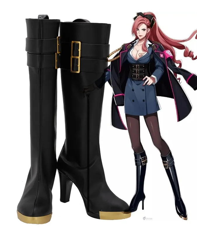 Game DRB Division Rap Battle Hypnosis Mic Ichijiku Kadenokoji Cosplay Shoes Boots Custom Made for Adult Men and Women Halloween Carnival