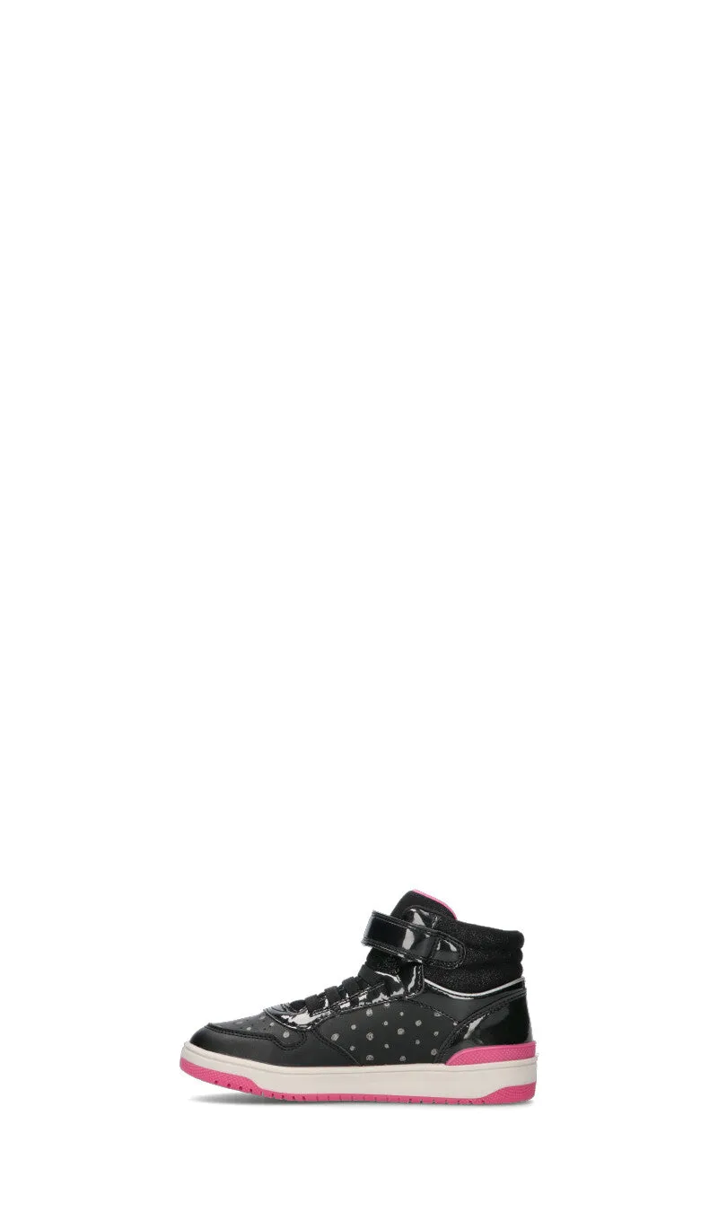 GEOX Sneaker bimba nera/rosa