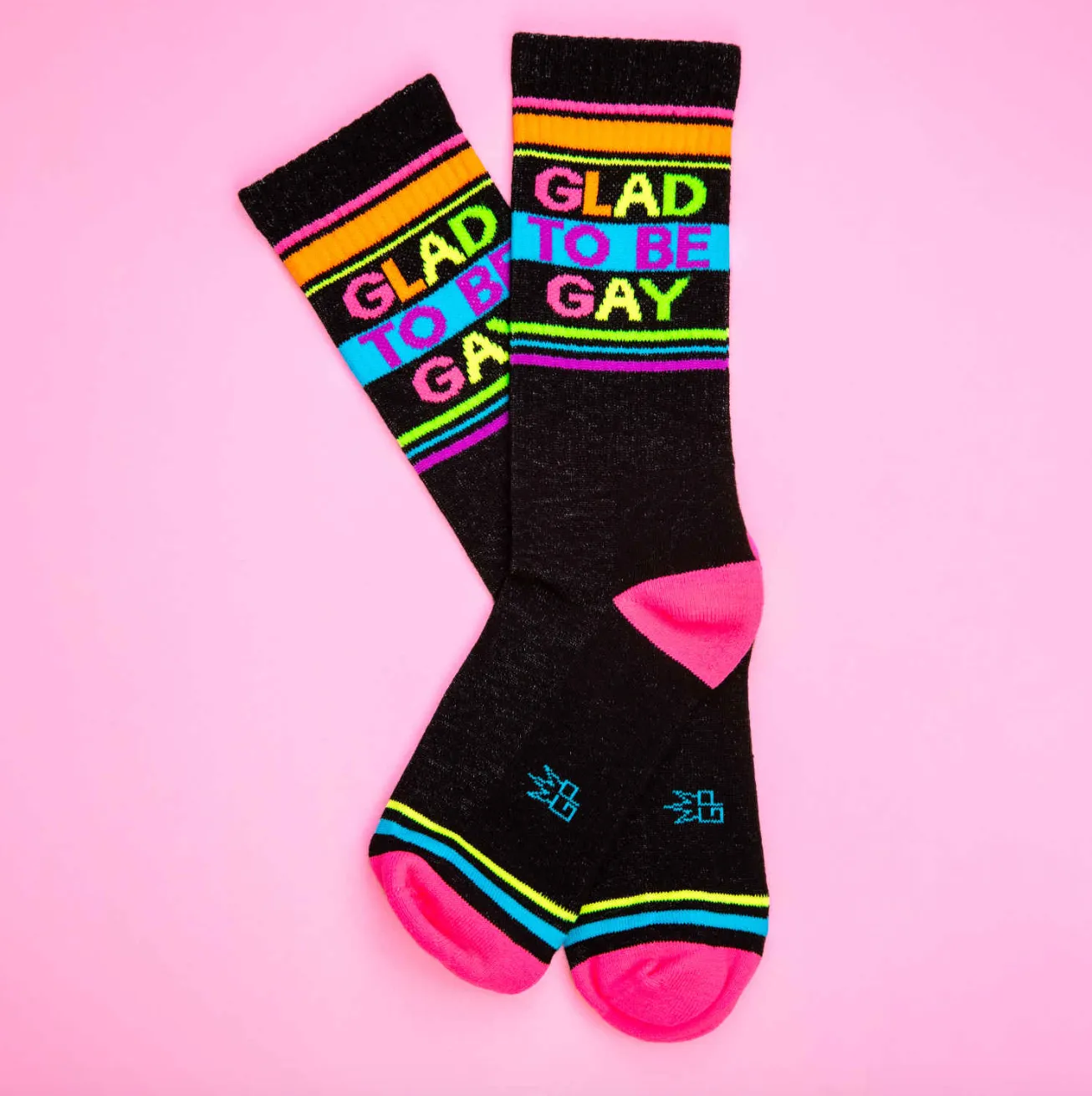 GLAD TO BE GAY Gym Crew Socks