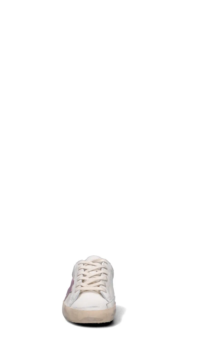 GOLDEN GOOSE SUPER-STAR CLASSIC Sneaker donna bianca/rosa in pelle