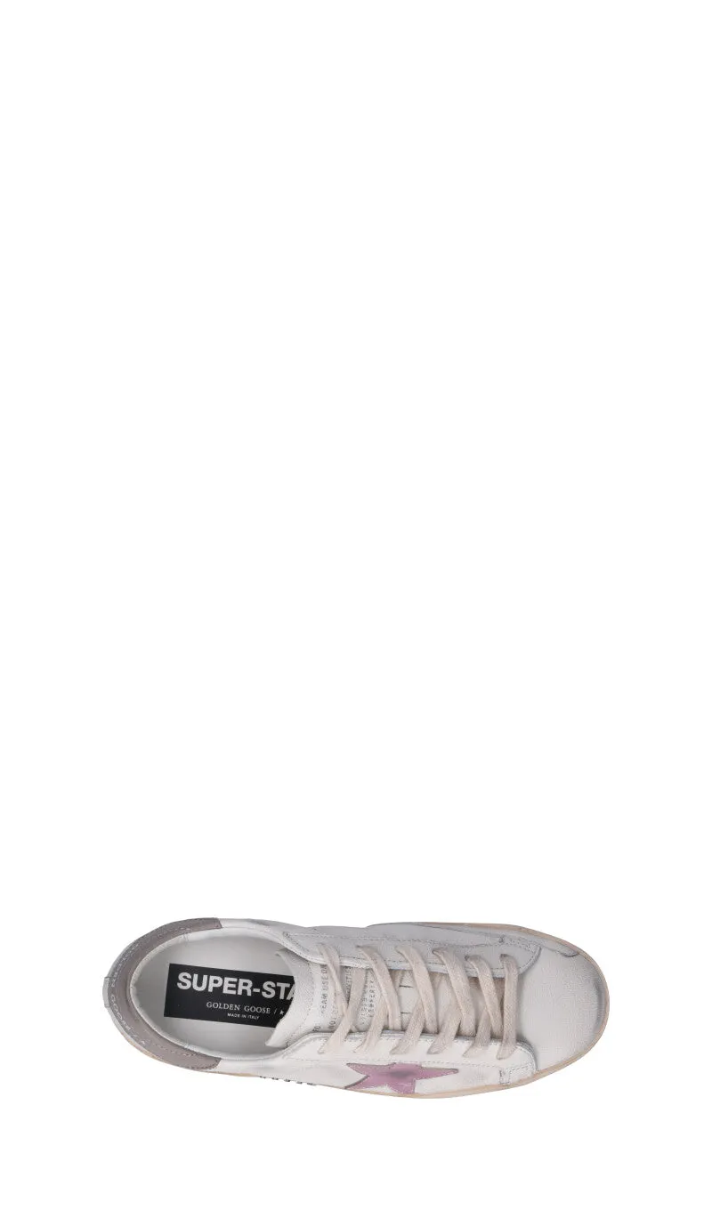 GOLDEN GOOSE SUPER-STAR CLASSIC Sneaker donna bianca/rosa in pelle