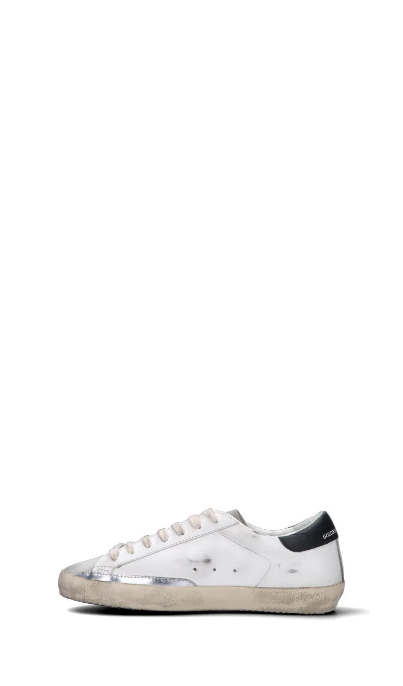 GOLDEN GOOSE SUPER-STAR SKATE Sneaker uomo bianca/nera in pelle