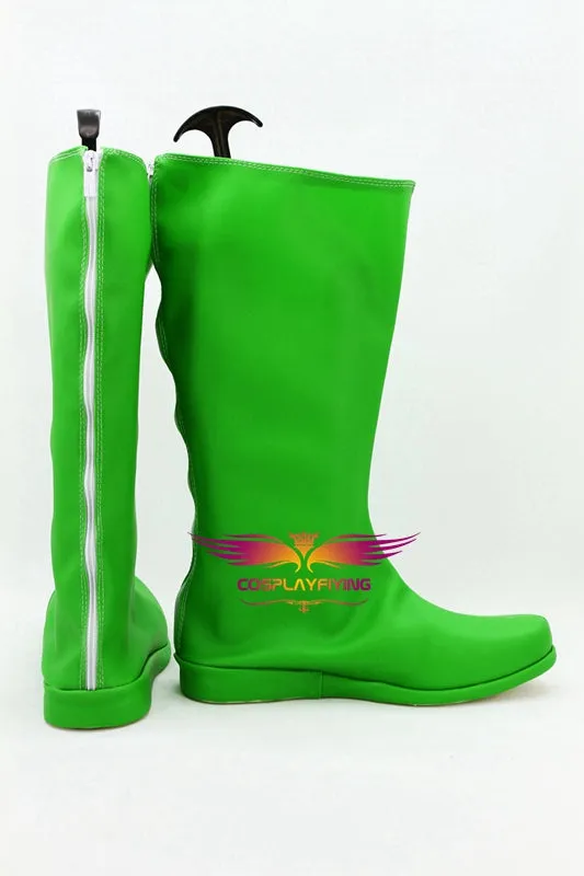 Green Lantern Hal Jordan Cosplay Shoes Boots Custom Made for Adult Men and Women