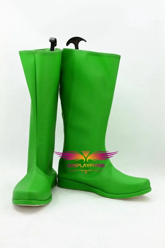 Green Lantern Hal Jordan Cosplay Shoes Boots Custom Made for Adult Men and Women