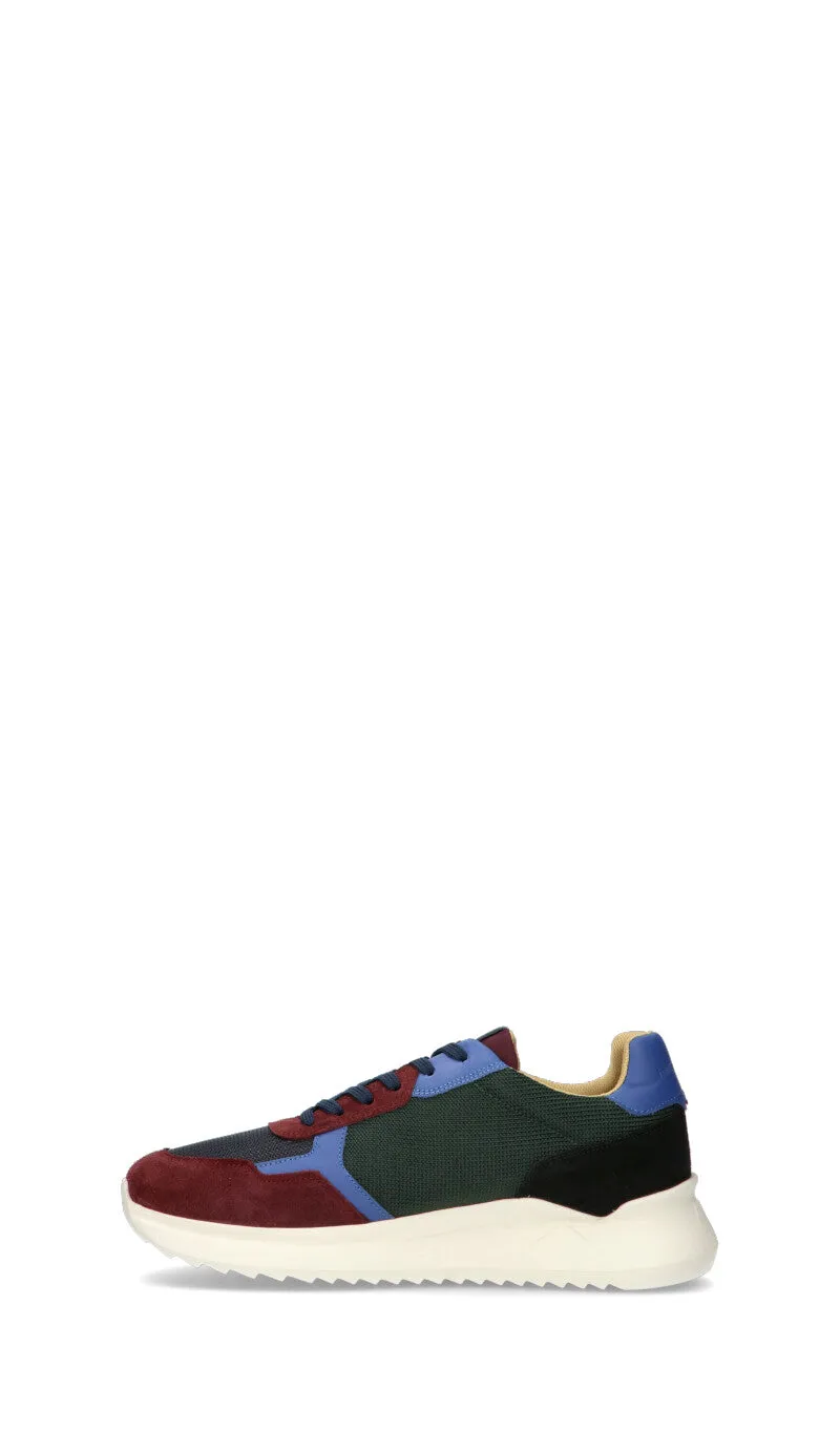 HARMONT&BLAINE Sneaker uomo bordeaux/verde/blu