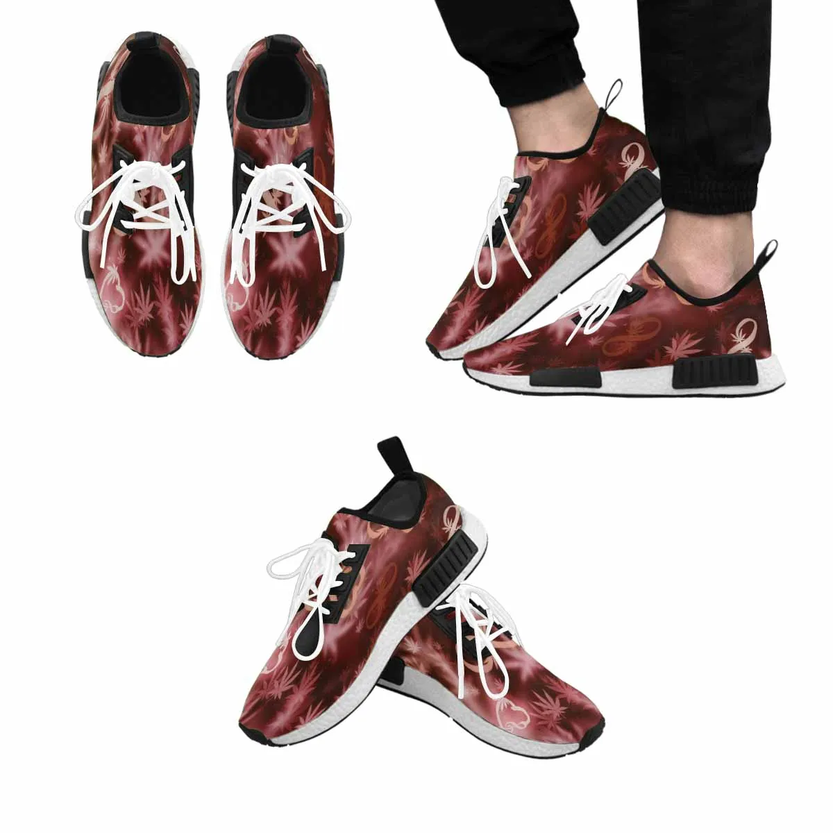 Infinity Red Cosmos Draco Running Men’s Shoes