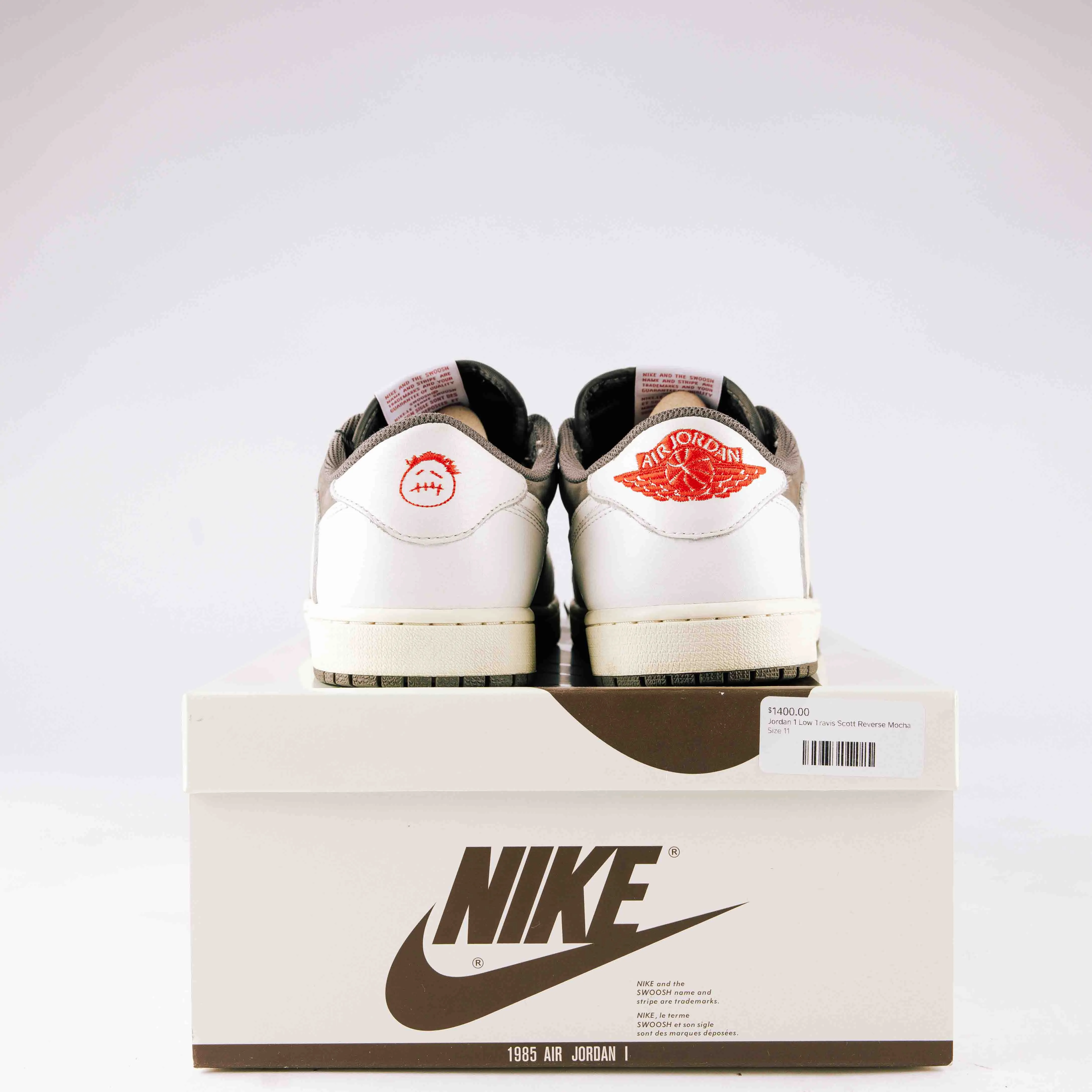 Jordan 1 Retro Low OG SP Travis Scott Reverse Mocha - Used - 0122