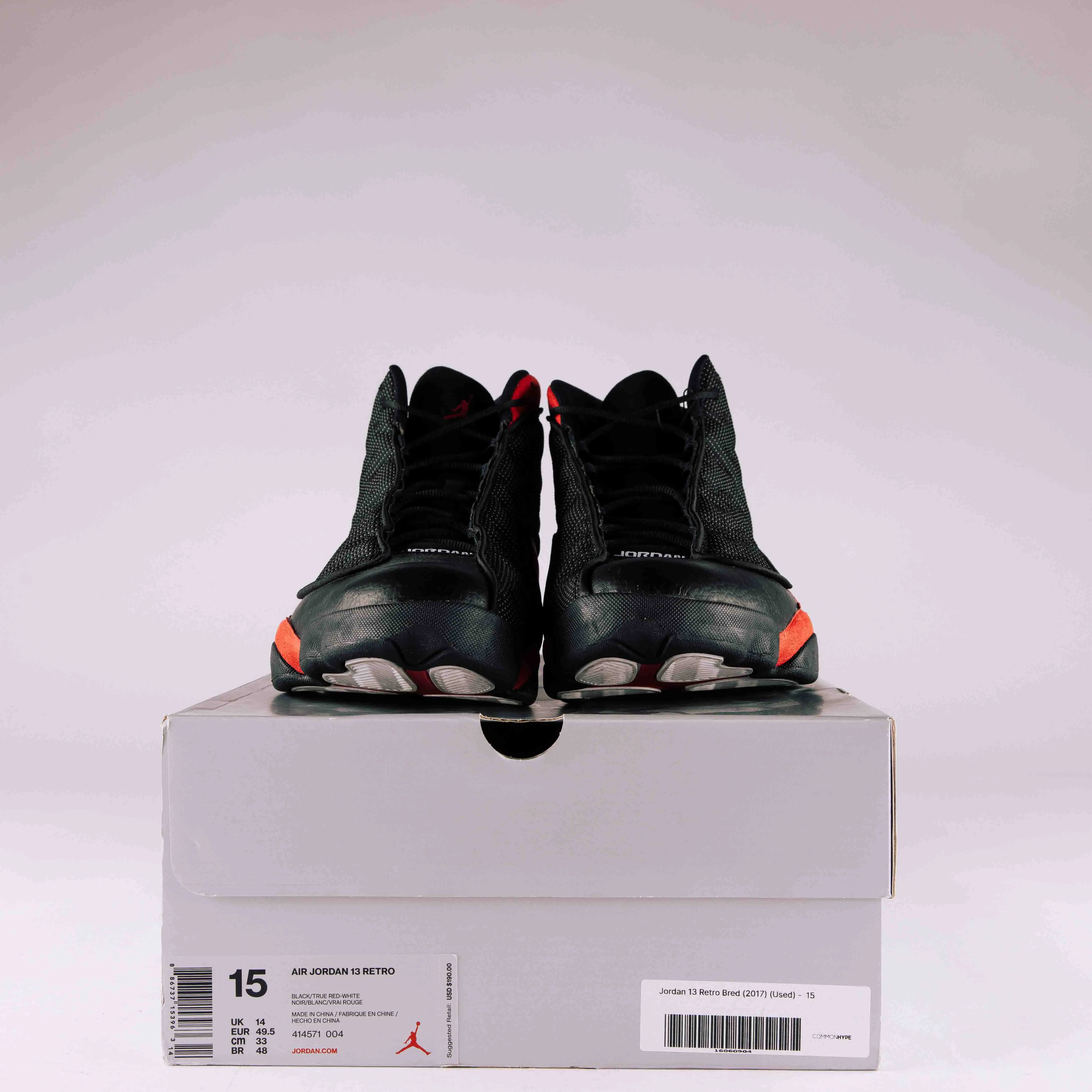 Jordan 13 Retro Bred (2017) - Used - 0223
