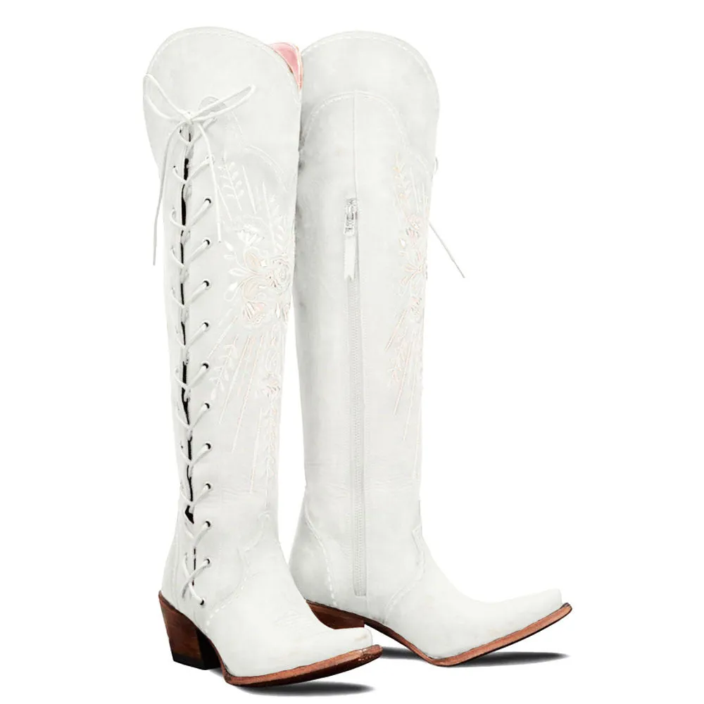Lavatera Tie Up-1 Over-the-Knee Boots