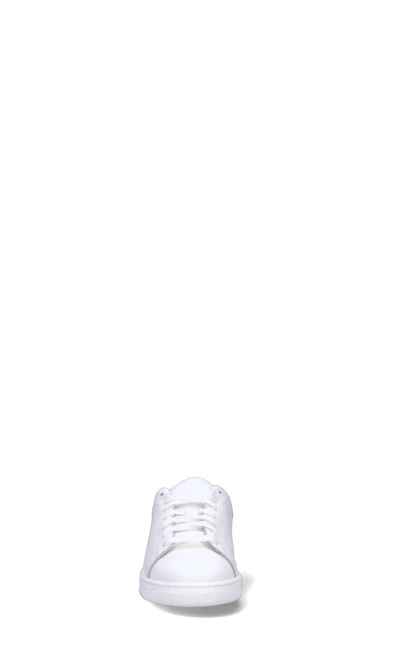 LORENZO TERRA Sneaker uomo bianca/verde in pelle
