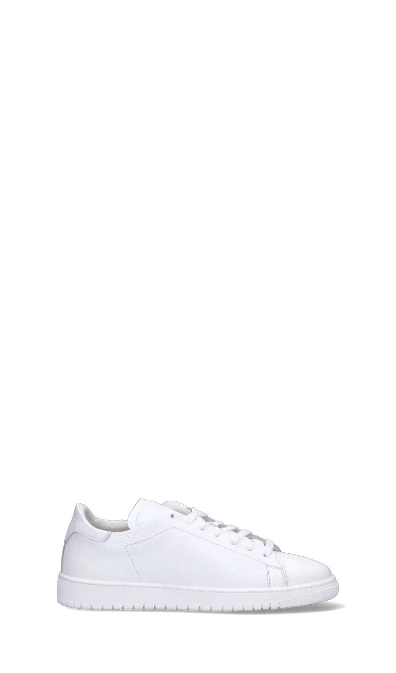 LORENZO TERRA Sneaker uomo bianca/verde in pelle