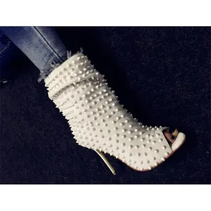 Louboutin Inspired Stud Booties