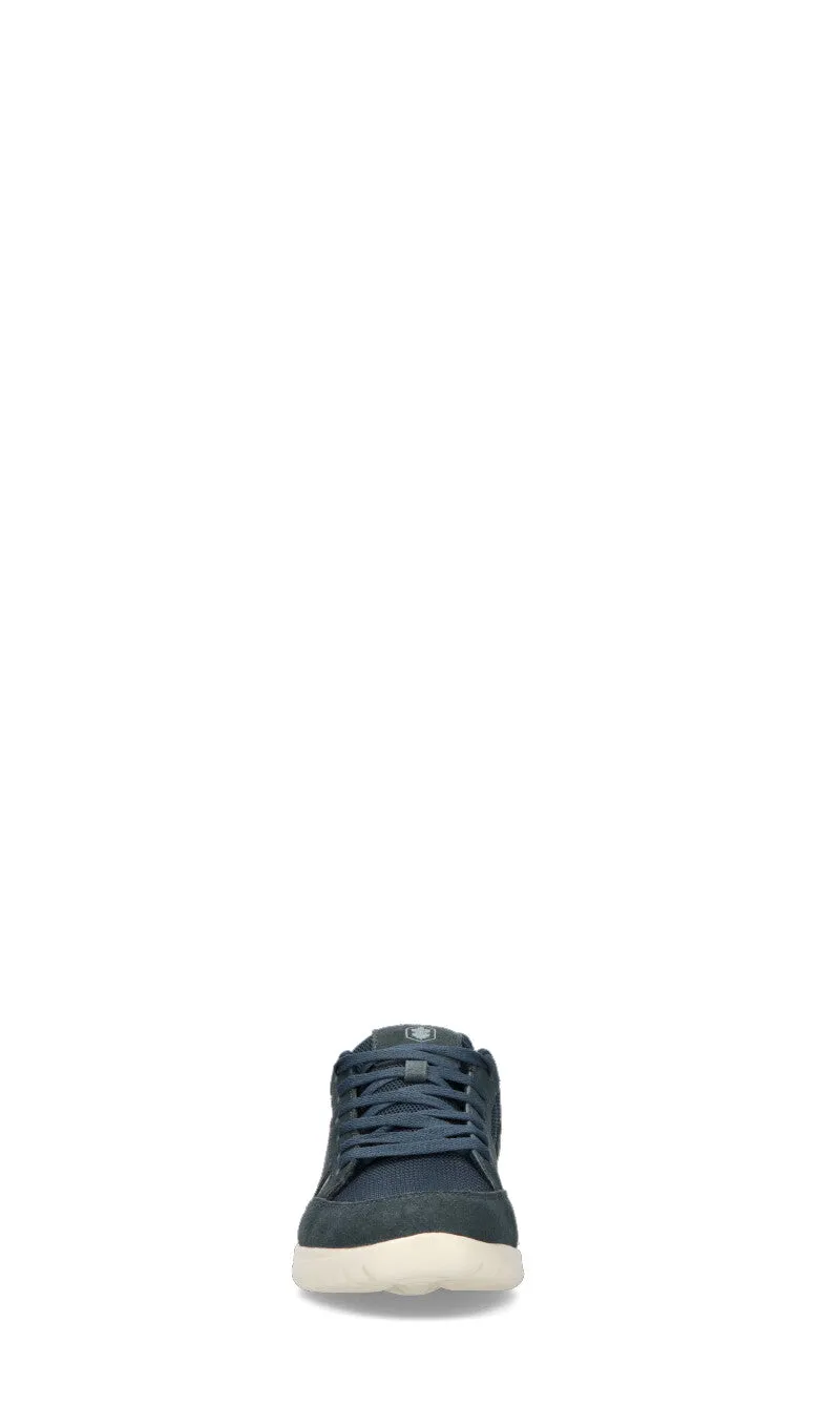 LUMBERJACK Sneaker uomo blu in suede