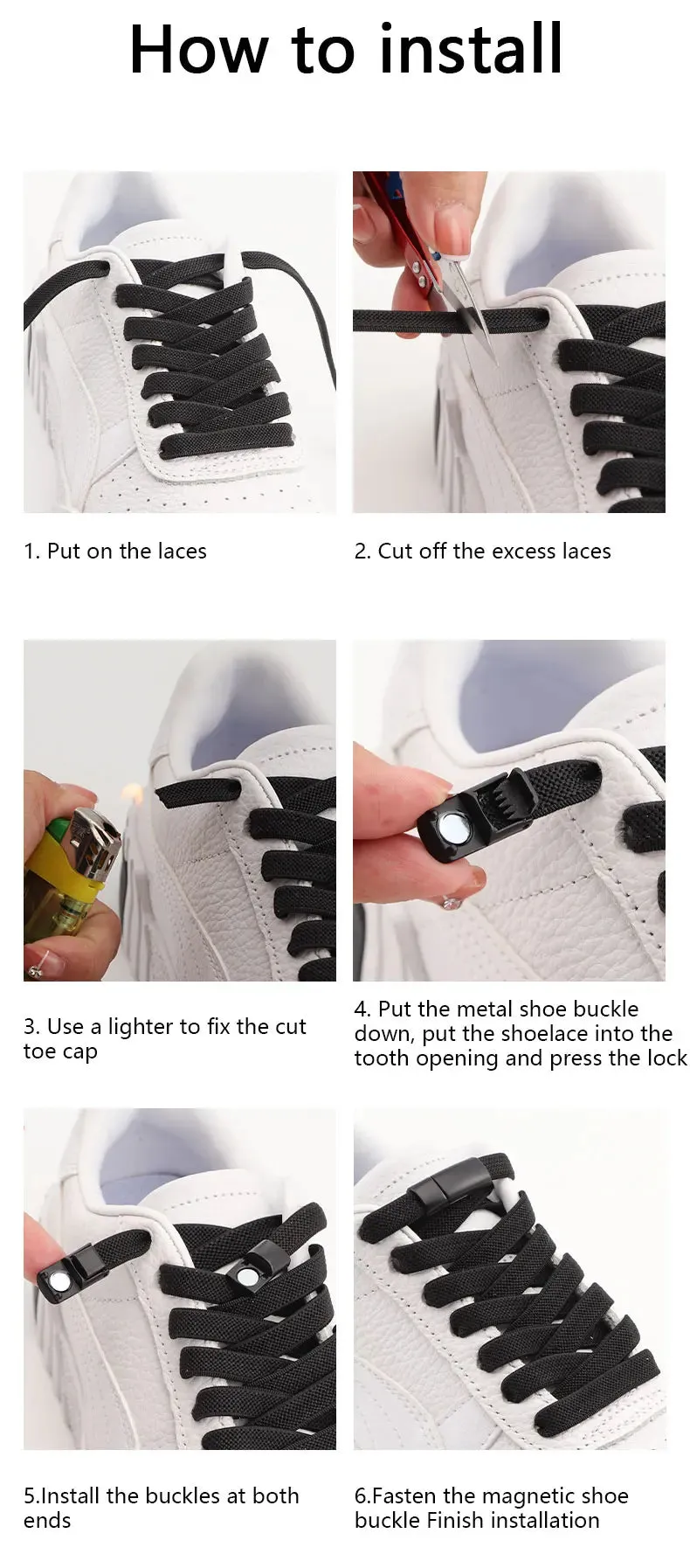 Magnetic Shoe Laces