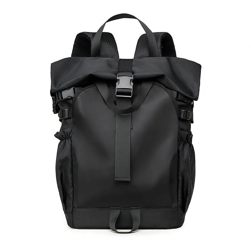 Men's Waterproof Roll-Top Backpack - 16-Inch Laptop Bag