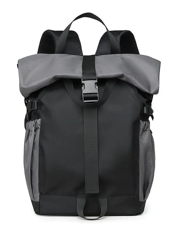 Men's Waterproof Roll-Top Backpack - 16-Inch Laptop Bag