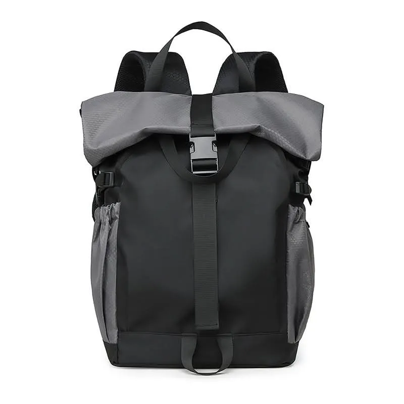 Men's Waterproof Roll-Top Backpack - 16-Inch Laptop Bag