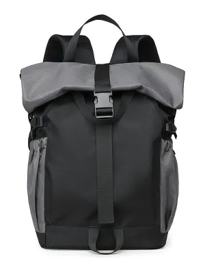 Men's Waterproof Roll-Top Backpack - 16-Inch Laptop Bag