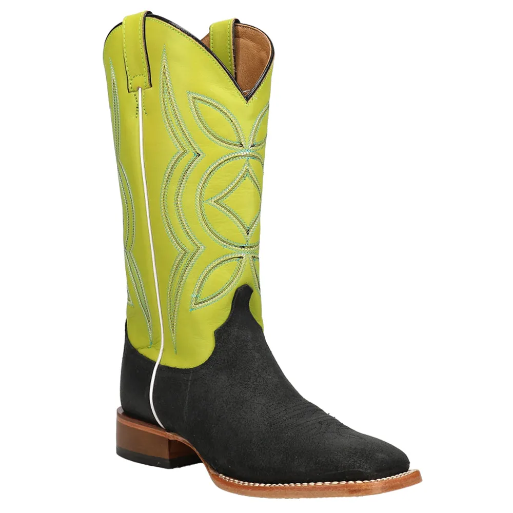 Minick Embroidered Square Toe Cowboy Boots