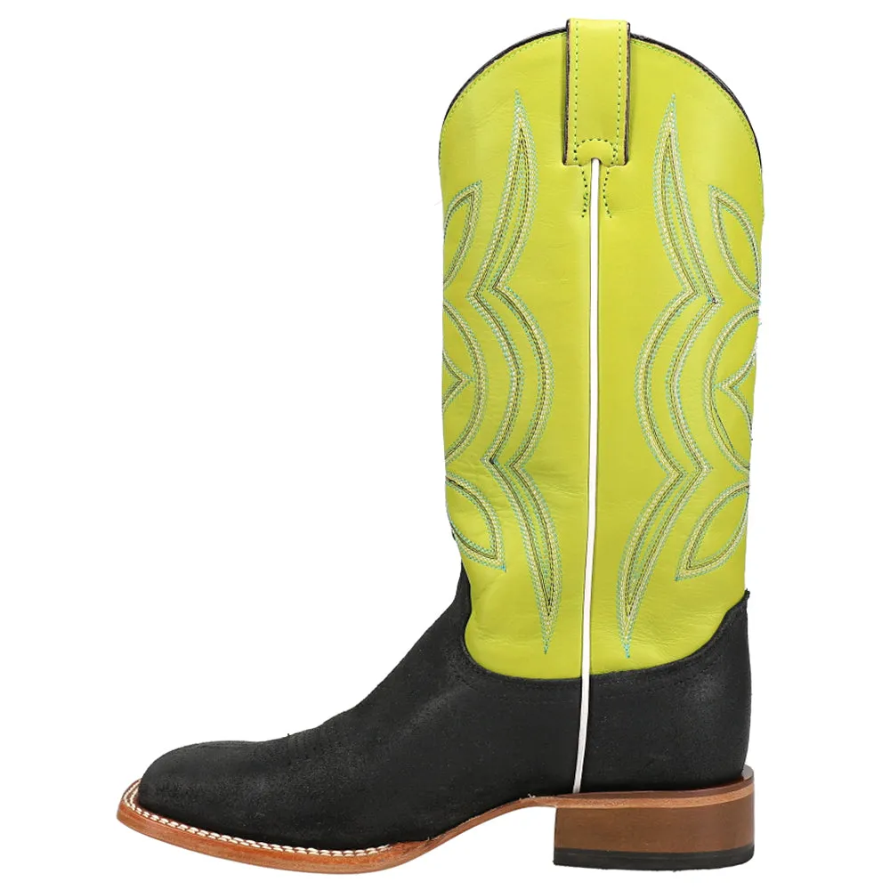 Minick Embroidered Square Toe Cowboy Boots