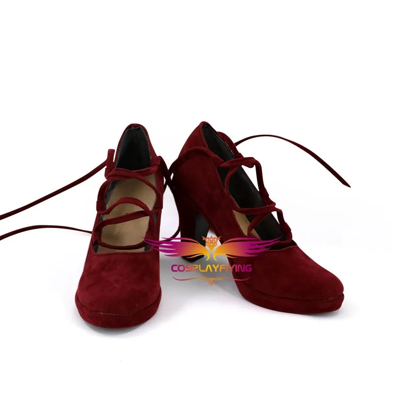 Movie Fantastic Beasts：The Crimes of Grindelwald Queenie Goldstein Cosplay Shoes Boots Custom Made for Adult Men and Women Halloween Carnival