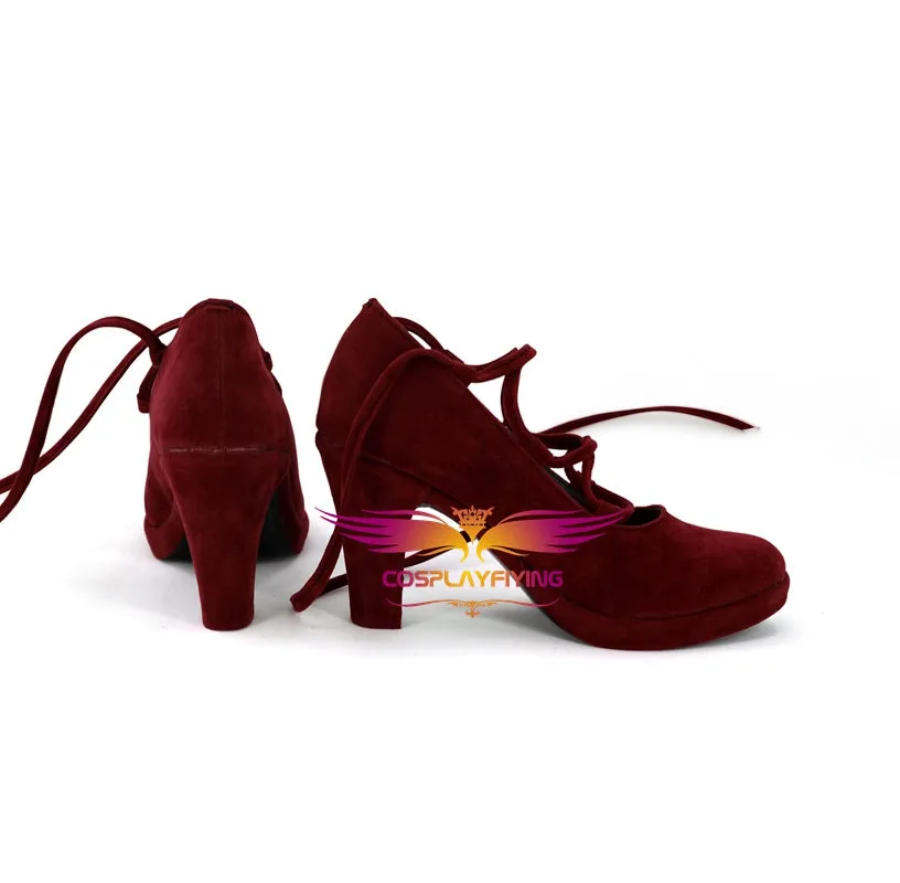 Movie Fantastic Beasts：The Crimes of Grindelwald Queenie Goldstein Cosplay Shoes Boots Custom Made for Adult Men and Women Halloween Carnival