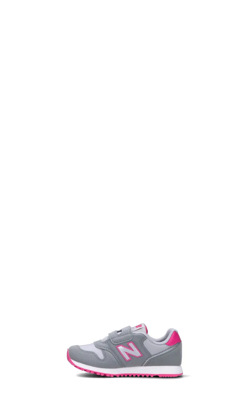 NEW BALANCE Sneaker bimba grigia/fucsia