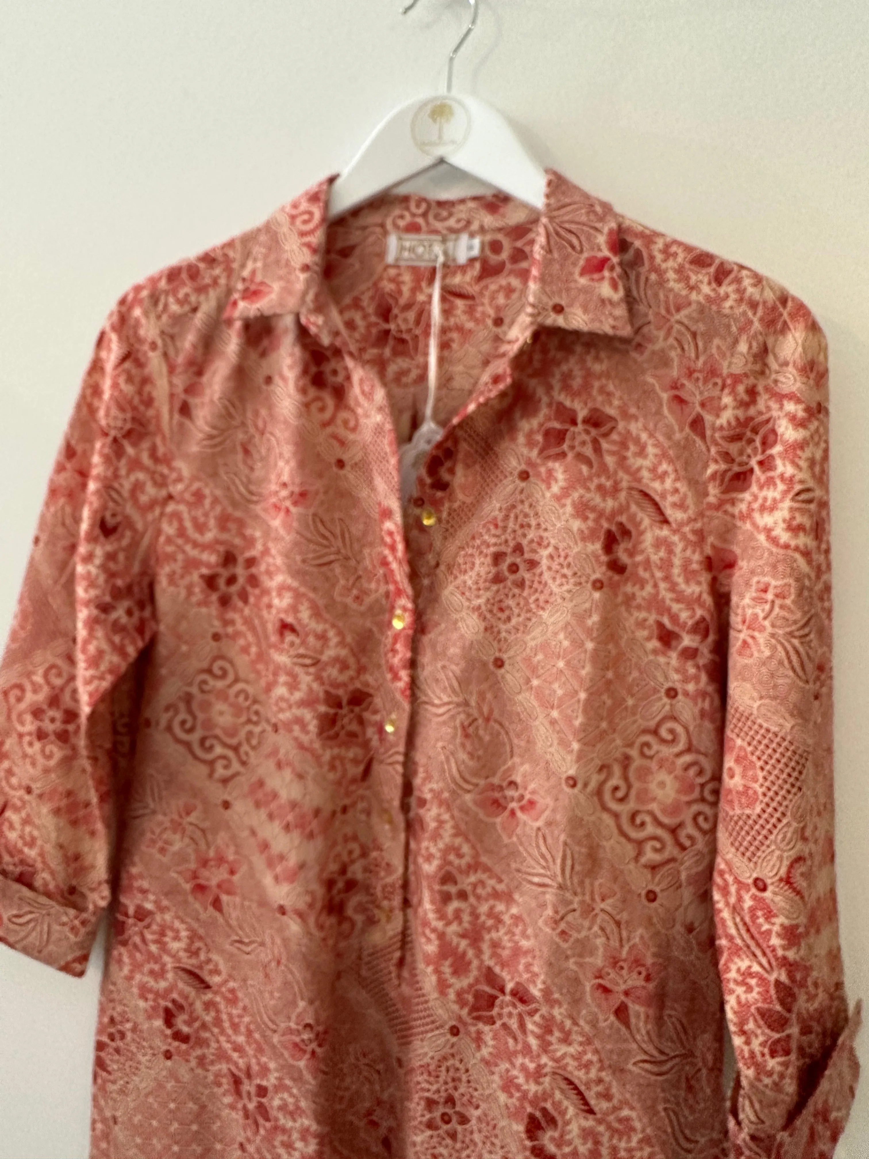 New Yorker Dress in pink batik