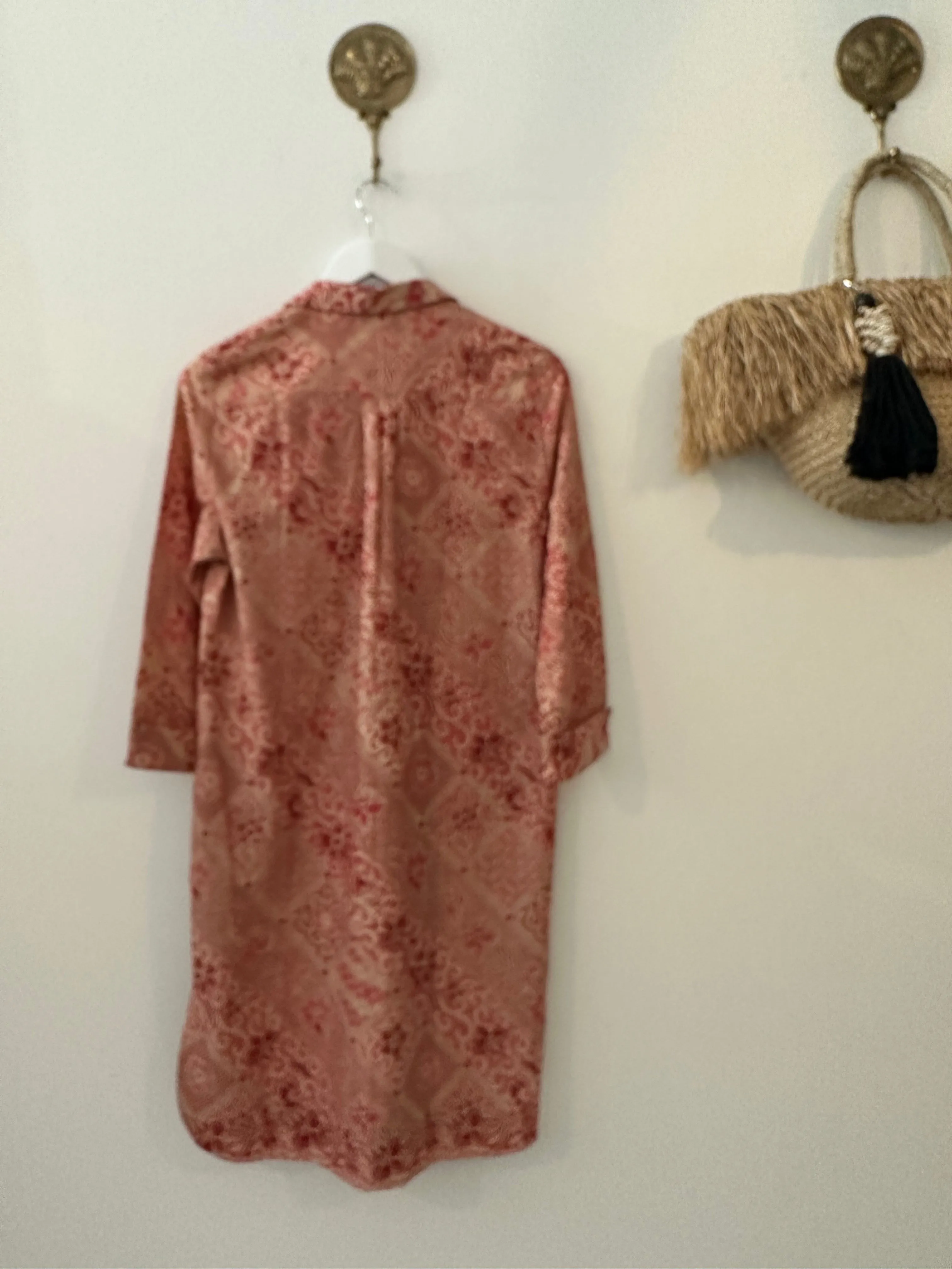 New Yorker Dress in pink batik