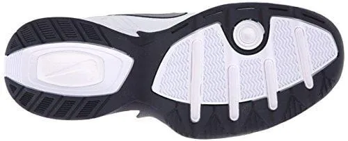 Nike Men's Air Monarch IV Cross Trainer, White/Metallic Silver/Midnight Navy, 11.0 Regular US