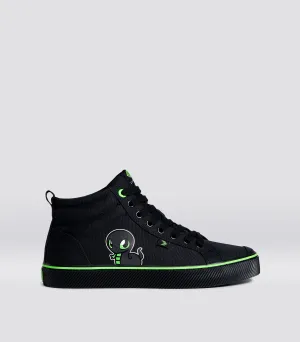 OCA High Razer All Black Canvas Sneaker Men