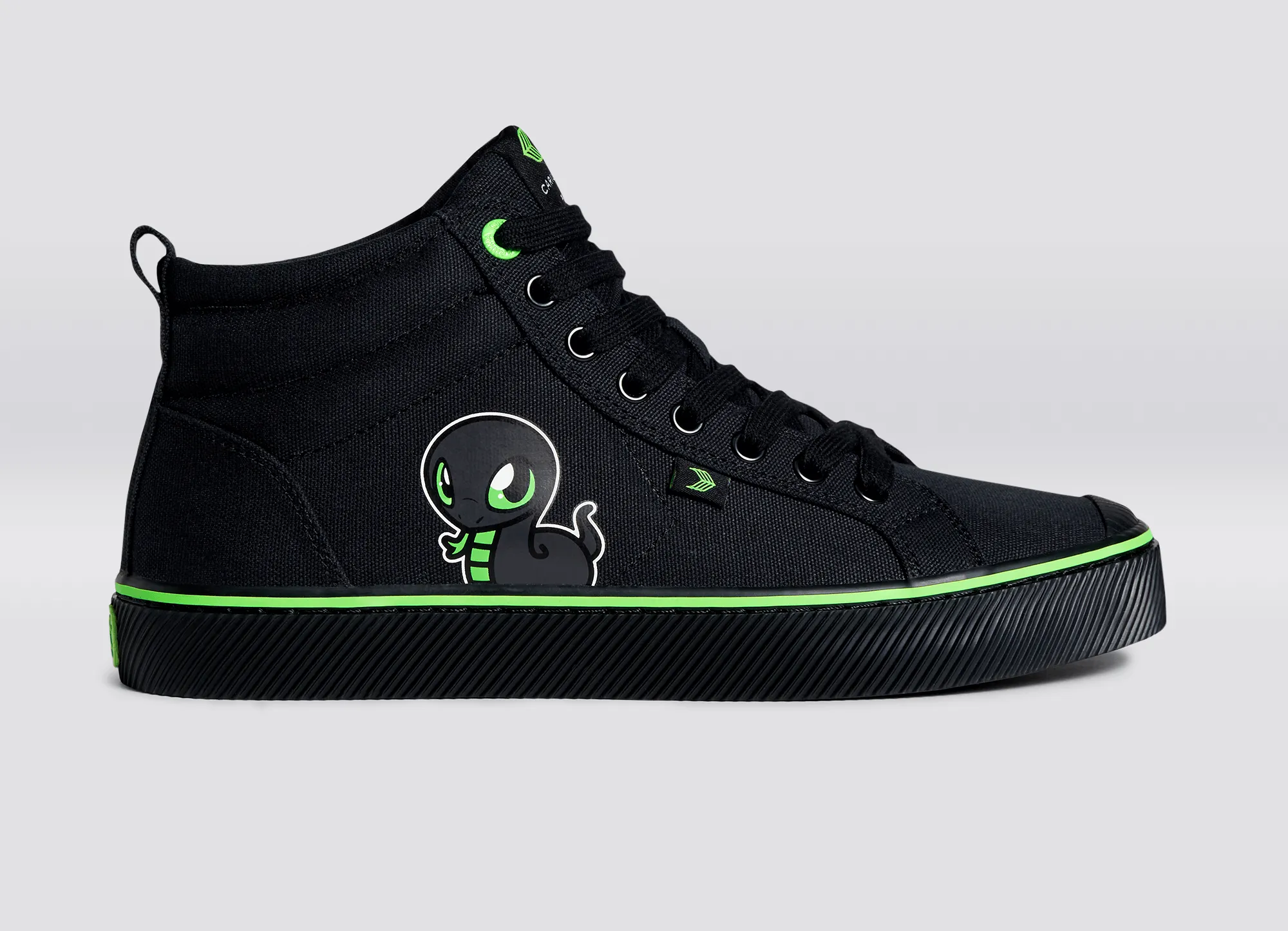 OCA High Razer All Black Canvas Sneaker Men