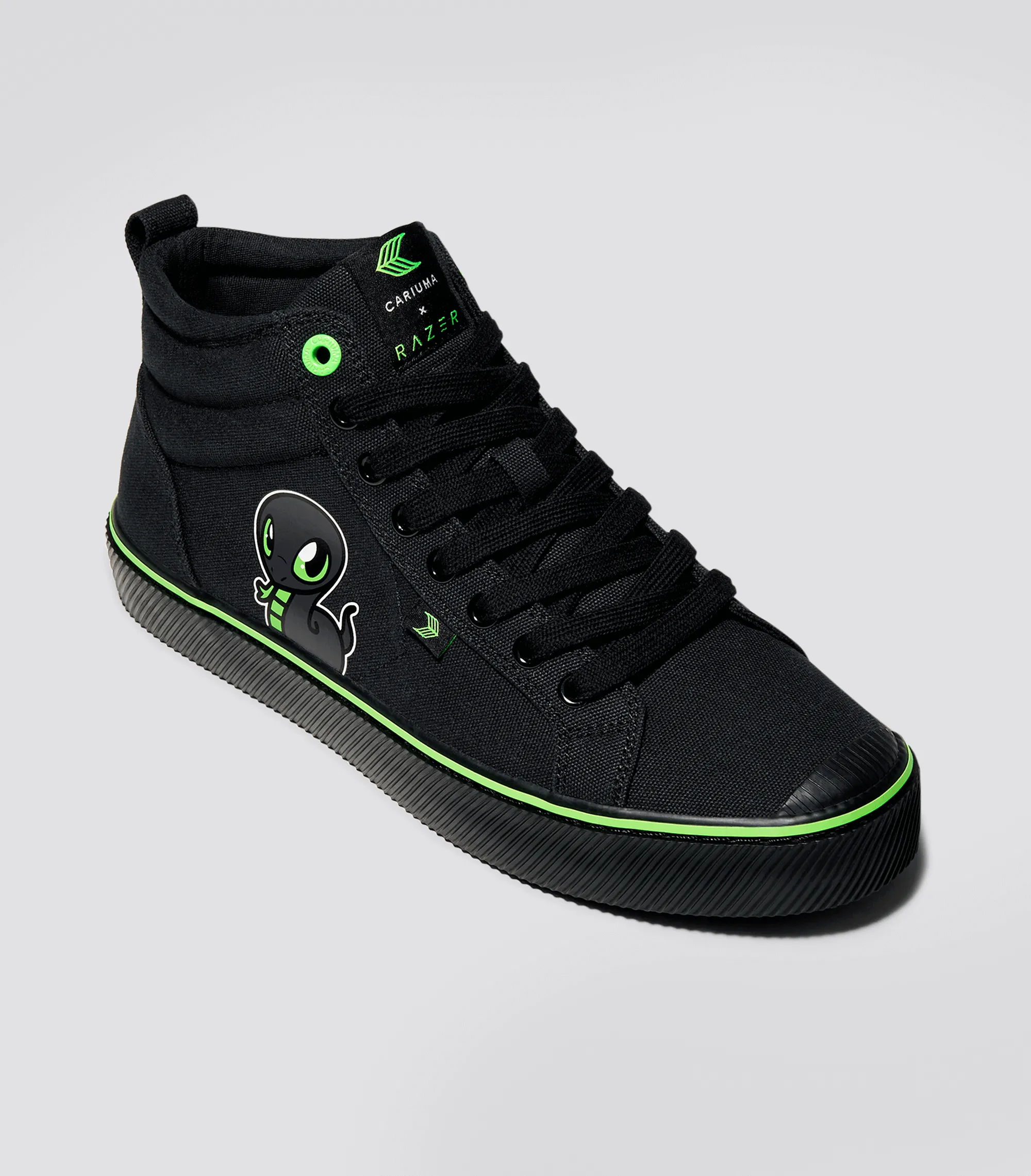 OCA High Razer All Black Canvas Sneaker Men