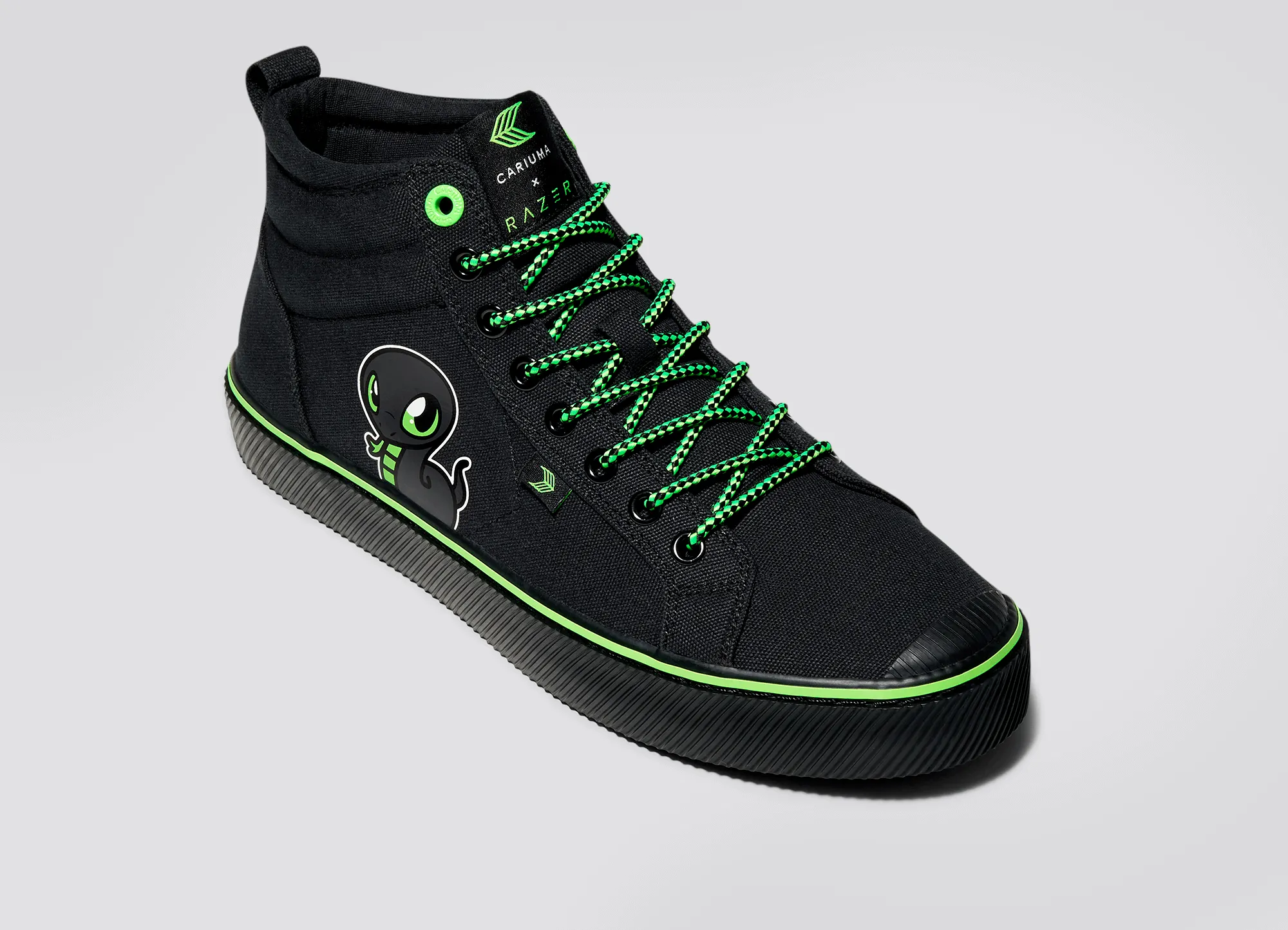 OCA High Razer All Black Canvas Sneaker Men