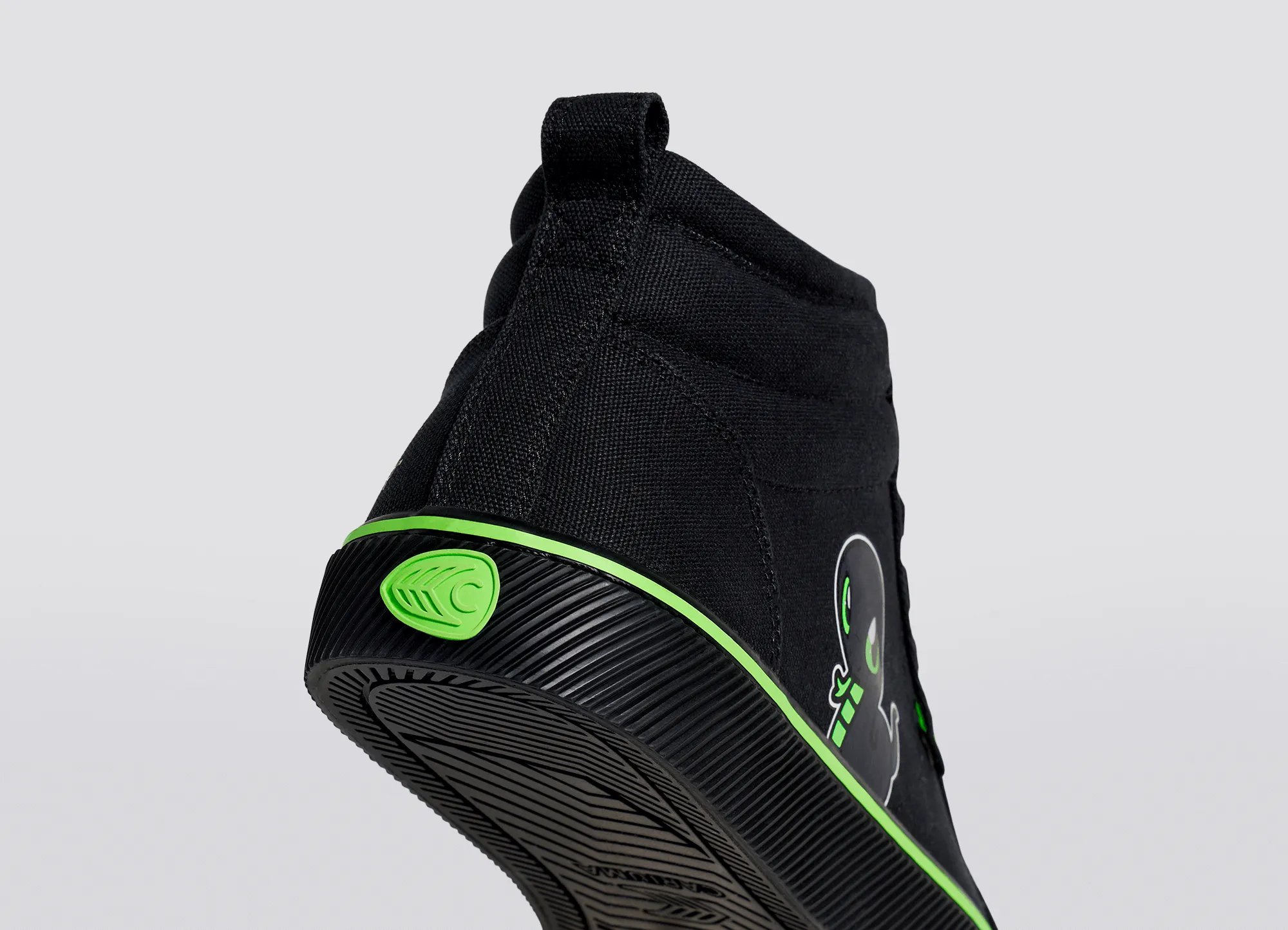 OCA High Razer All Black Canvas Sneaker Men