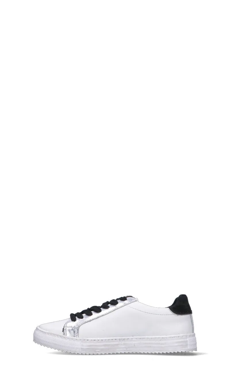 OTTANT8,6 Sneaker donna bianca/nera/argento in pelle