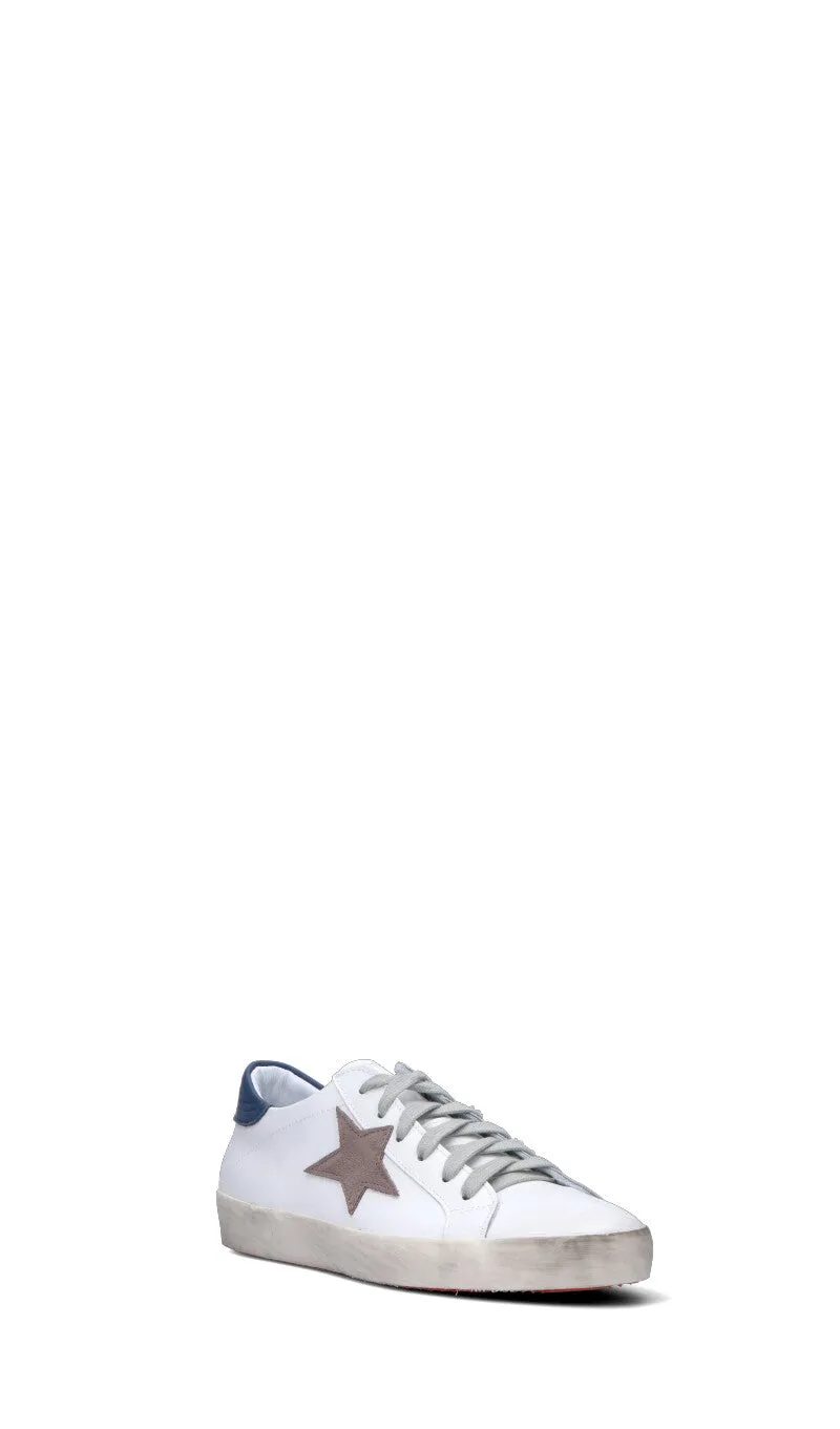 OTTANT8,6 Sneaker uomo bianca/blu in pelle