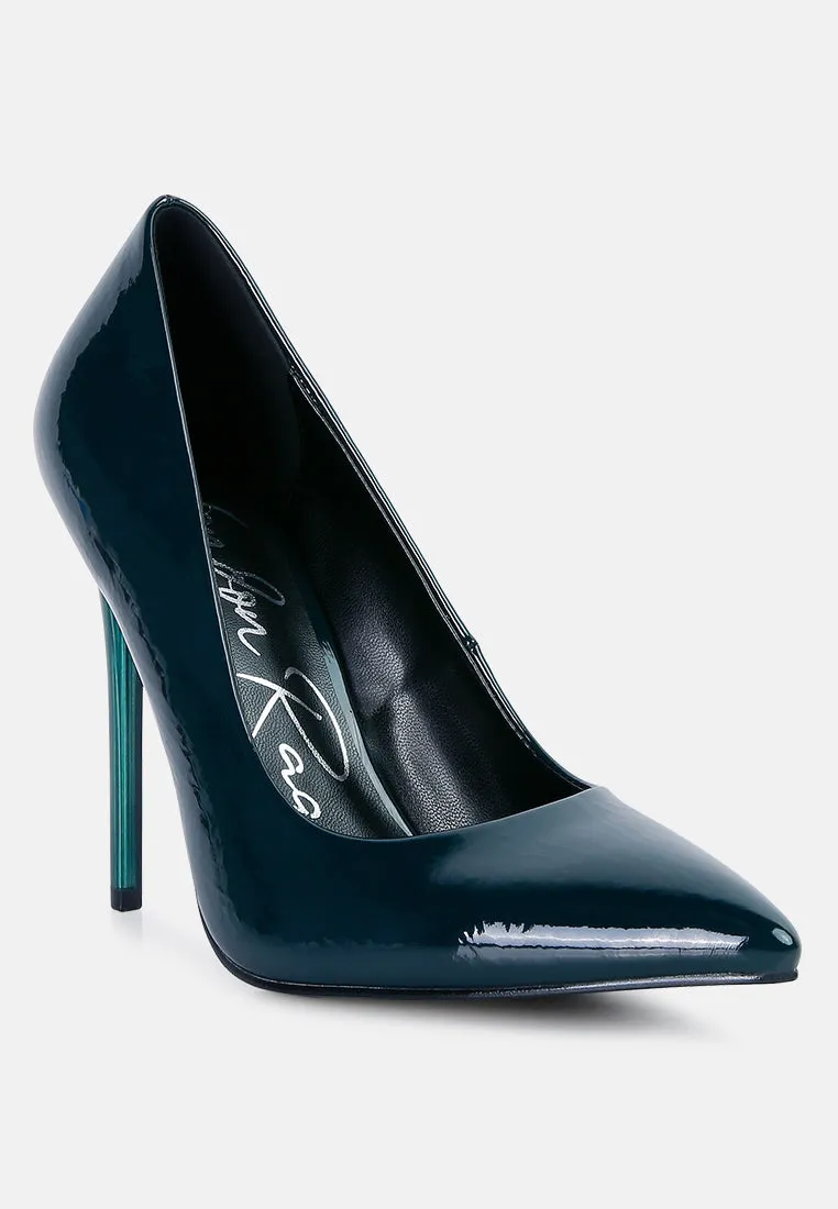 Personated Stiletto Heel Pumps by London Rag
