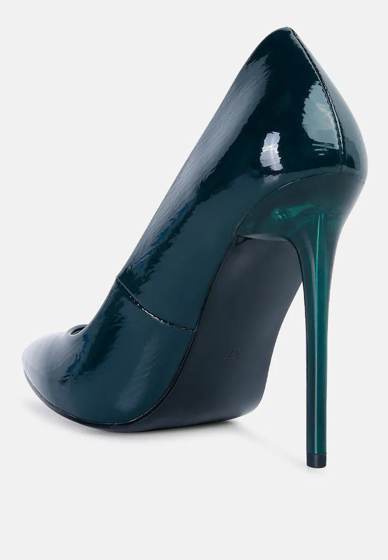 Personated Stiletto Heel Pumps by London Rag