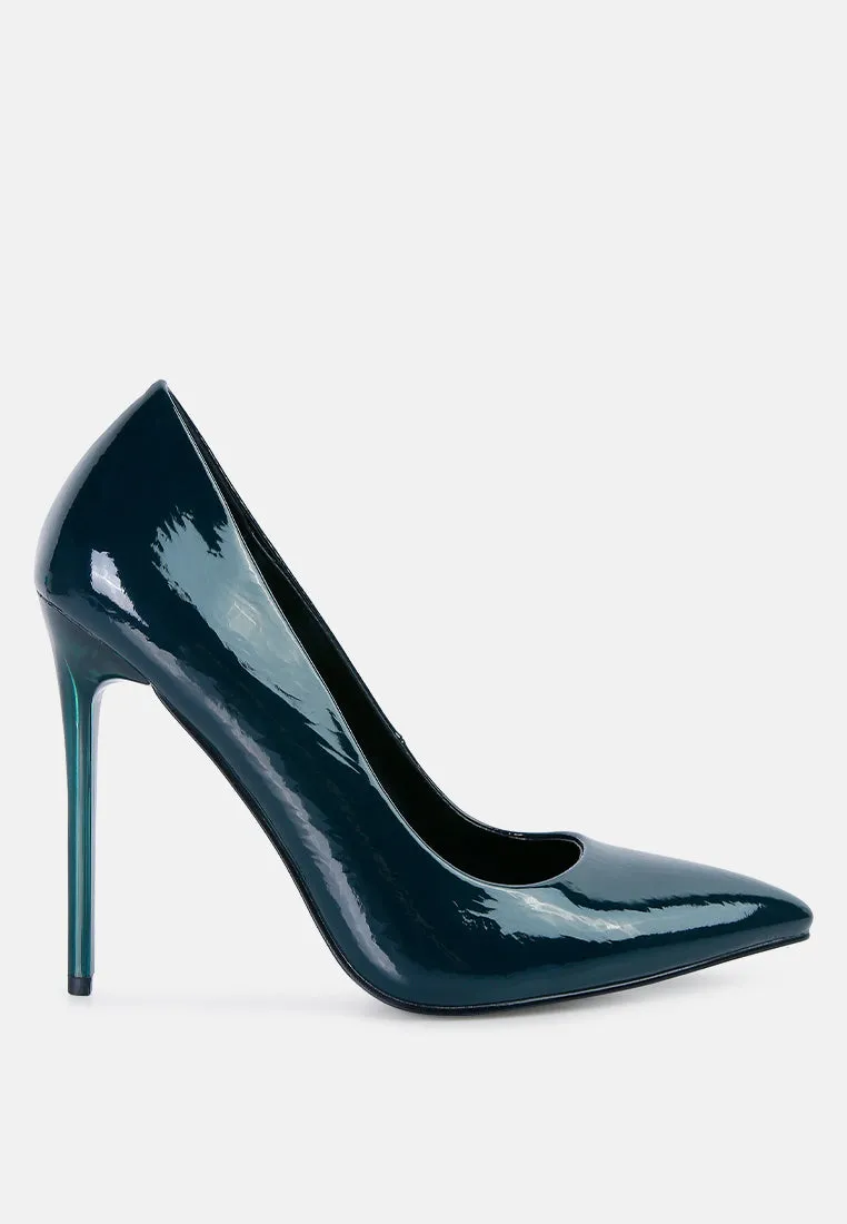 Personated Stiletto Heel Pumps by London Rag