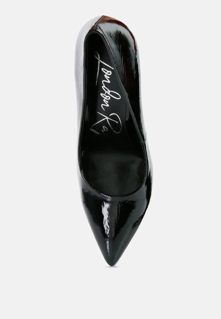 Personated Stiletto Heel Pumps by London Rag