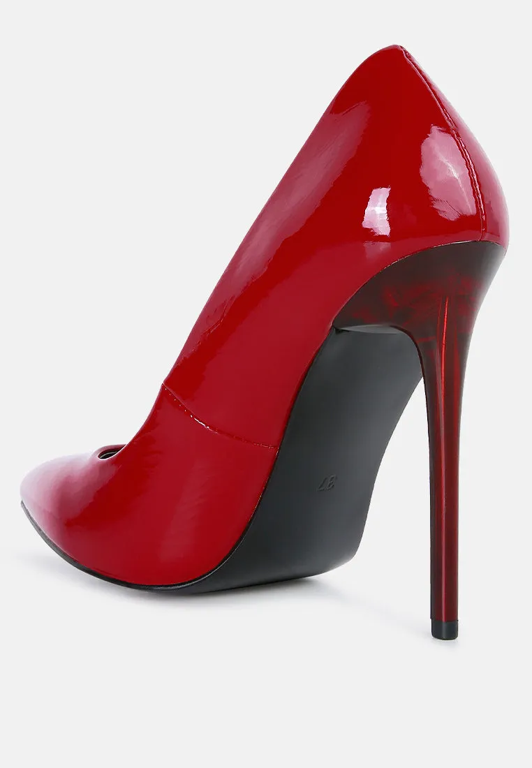 Personated Stiletto Heel Pumps by London Rag