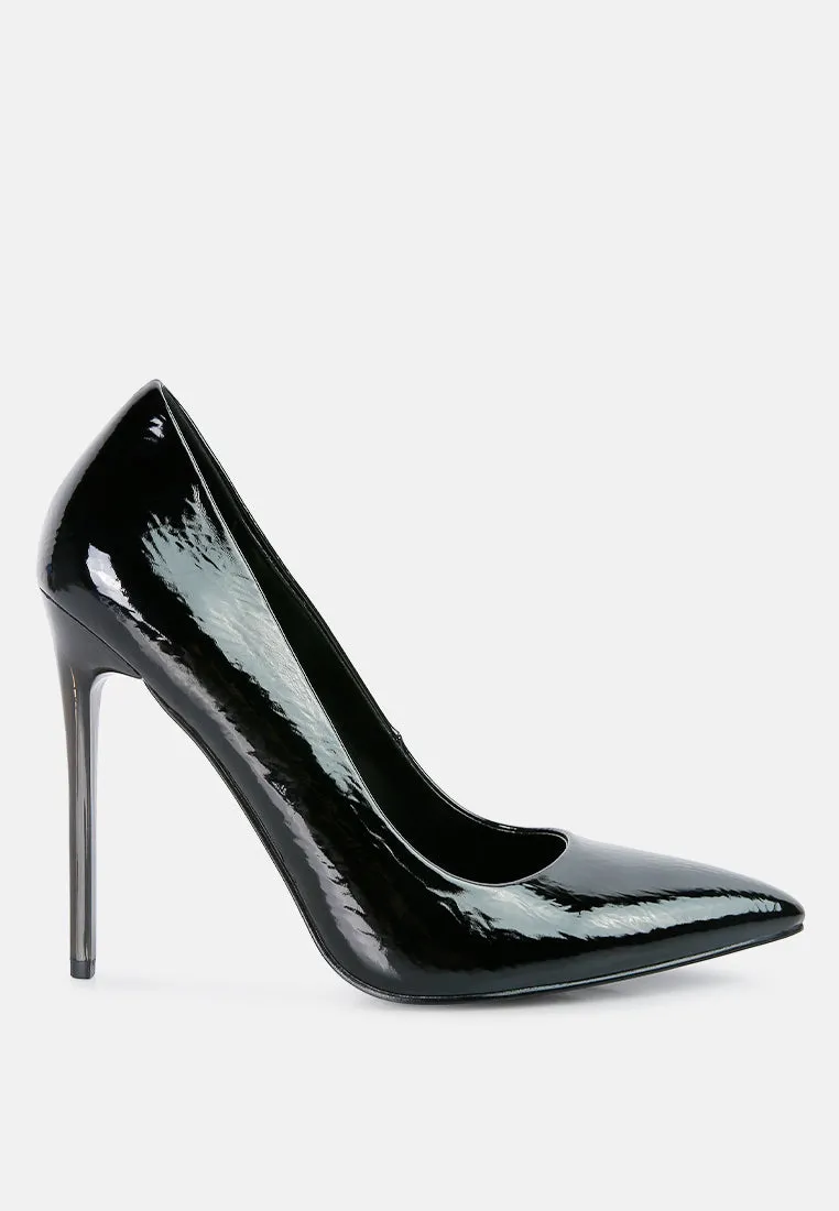 Personated Stiletto Heel Pumps by London Rag