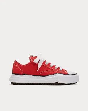 Peterson OG Sole Canvas Red / White Low Top Sneakers