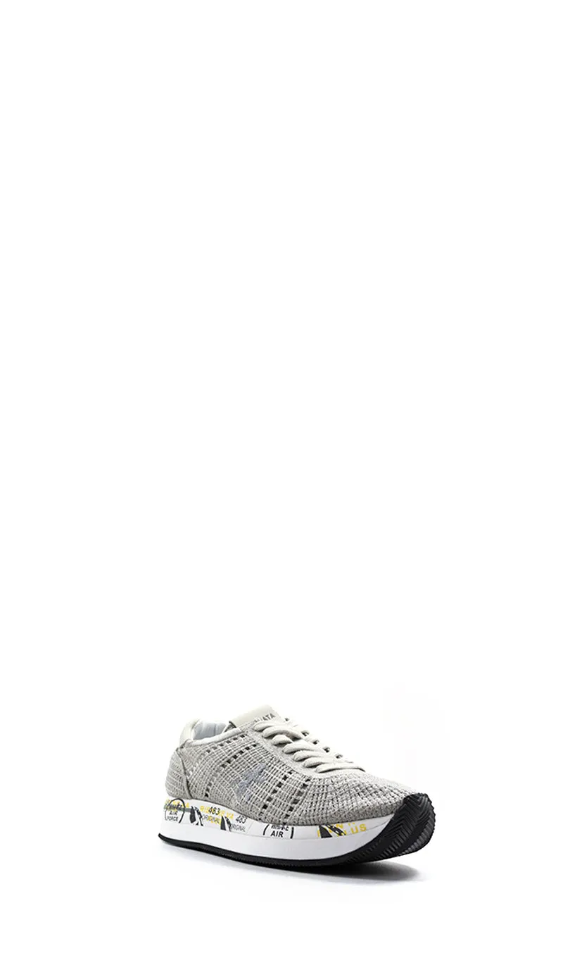 PREMIATA Sneaker donna grigia in tessuto