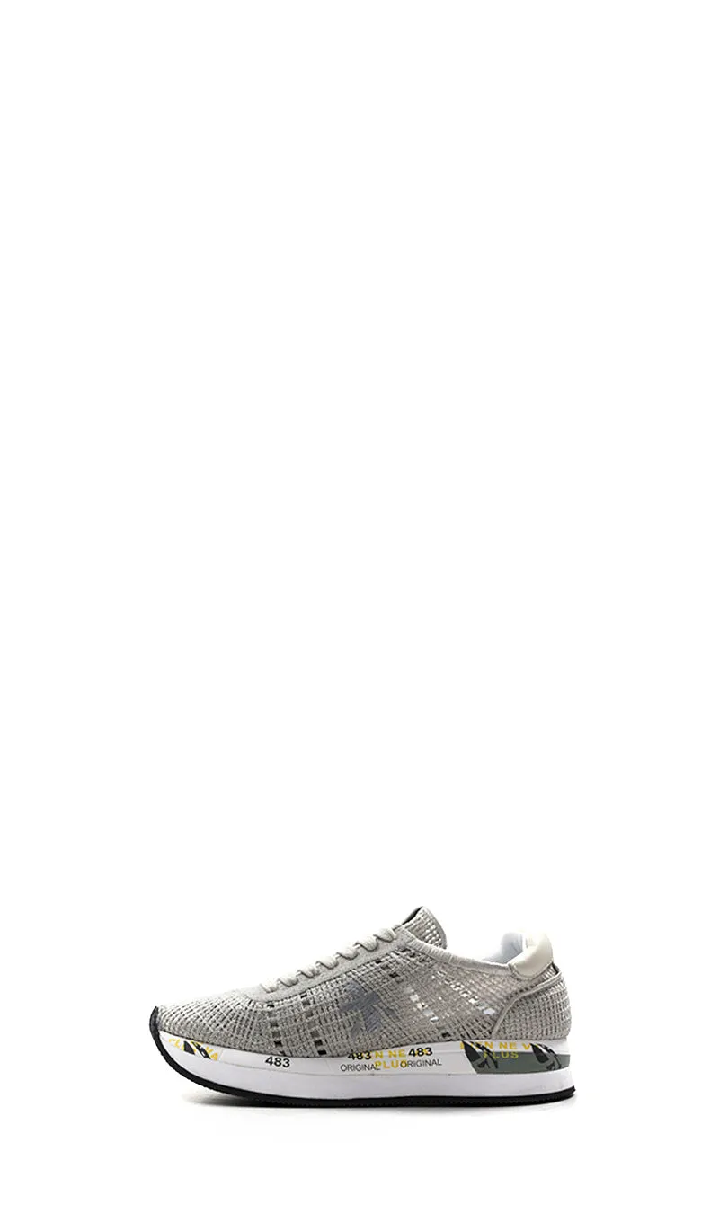 PREMIATA Sneaker donna grigia in tessuto
