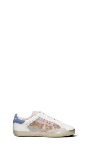 PREMIATA Sneaker donna panna/marrone/blu in pelle