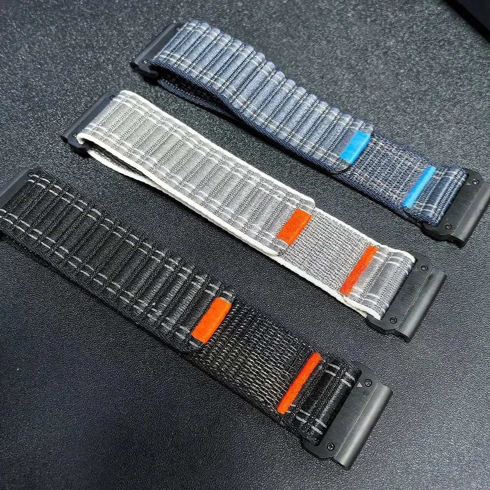 QuickFit Nylon Band 22mm/26mm for Garmin Fenix & Enduro Models