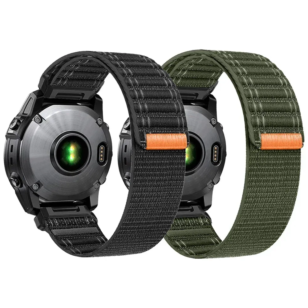 QuickFit Nylon Band 22mm/26mm for Garmin Fenix & Enduro Models