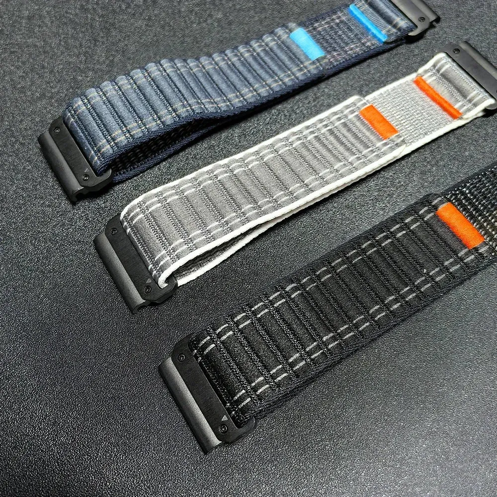QuickFit Nylon Band 22mm/26mm for Garmin Fenix & Enduro Models